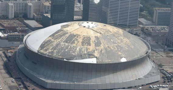 Superdome after Katrina